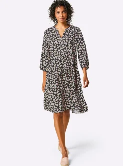 A-Linien-Kleid im brillanten Digitaldruck