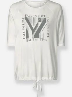 3/4-Arm-Shirt mit Foliendruck