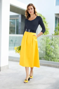 3/4-Arm-Shirt mit Herz-Ausschnitt