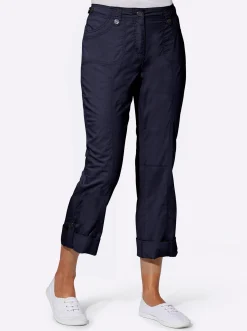 Baumwollhose mit krempelbaren Beinen