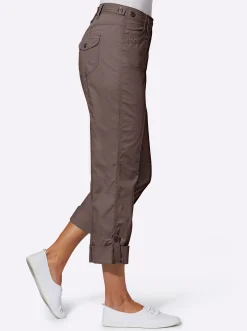 Baumwollhose mit krempelbaren Beinen