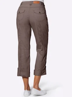 Baumwollhose mit krempelbaren Beinen