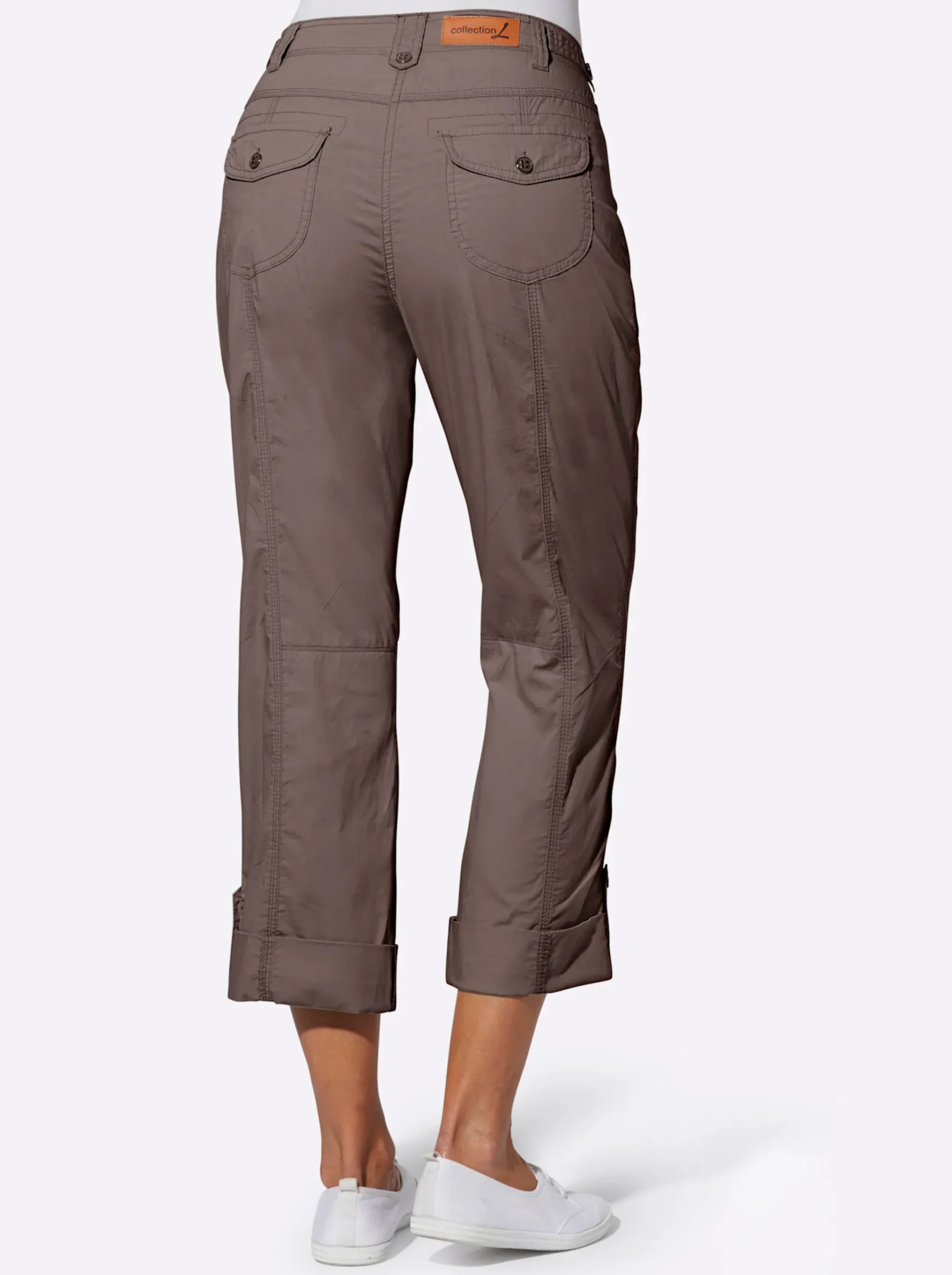Baumwollhose mit krempelbaren Beinen