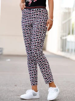 Bengalinhose mit grafischem Druck