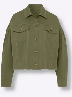 Blazer mit langen Puff-Ärmeln