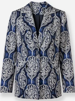 Blazer mit Schulterpolstern