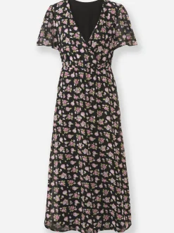 Blumenkleid in Georgette-Qualität
