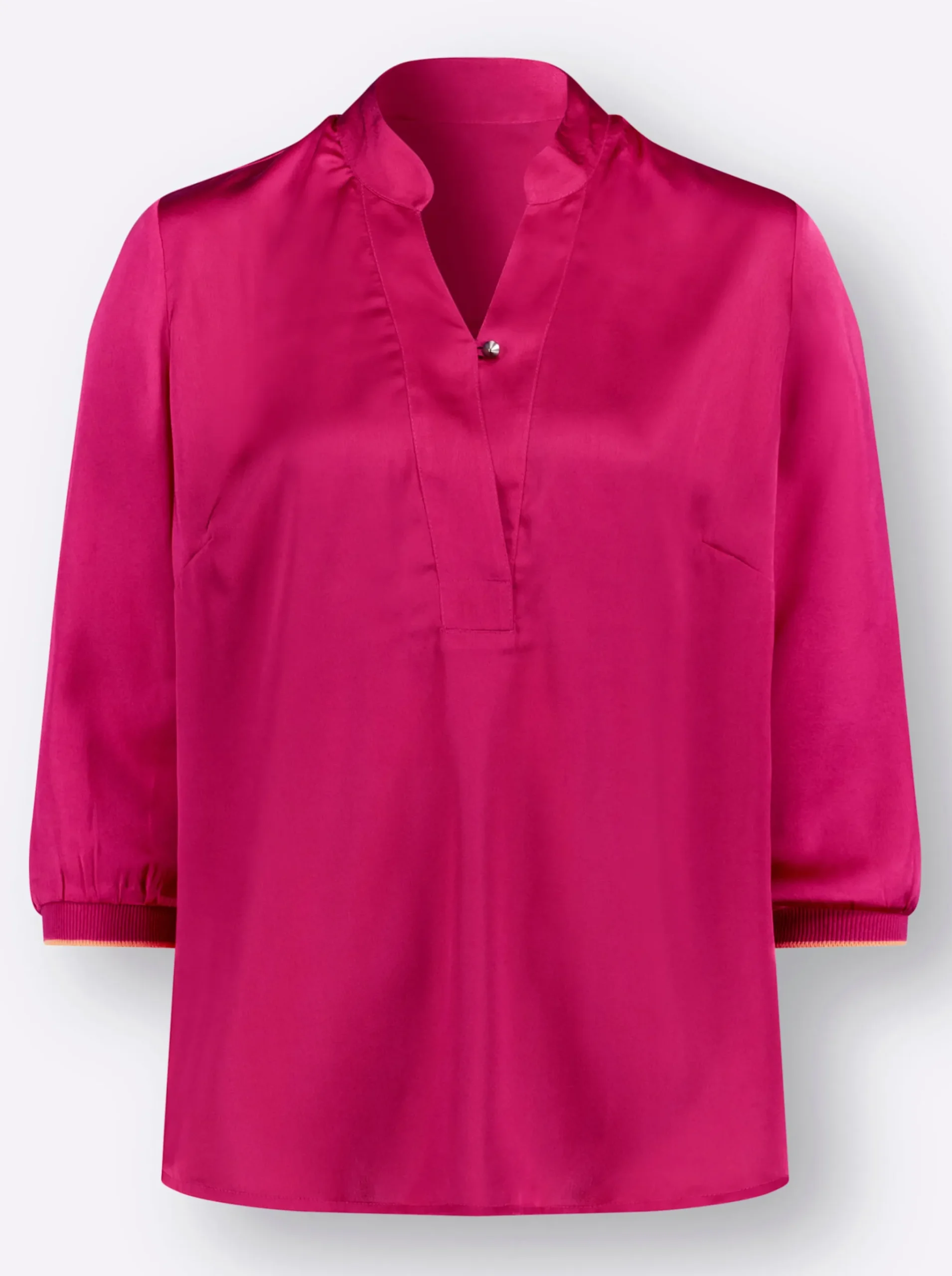 Bluse mit Stehkragen