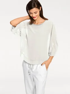 Blusenshirt mit Fledermausärmeln