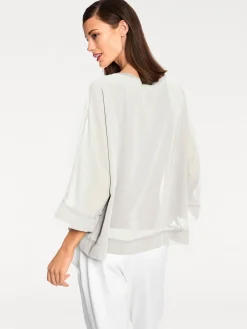 Blusenshirt mit Fledermausärmeln