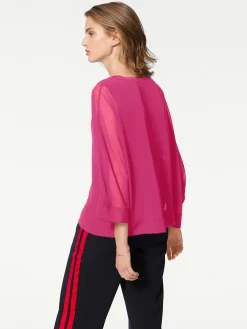 Blusenshirt mit Fledermausärmeln