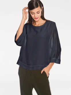 Blusenshirt mit Fledermausärmeln
