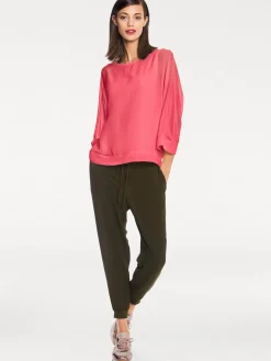 Blusenshirt mit Fledermausärmeln