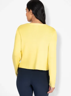 Bolero mit schrägem Saum
