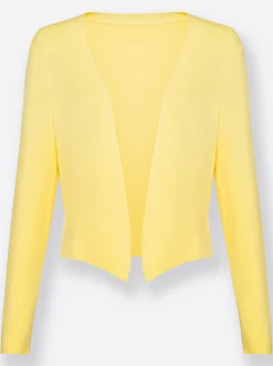 Bolero mit schrägem Saum