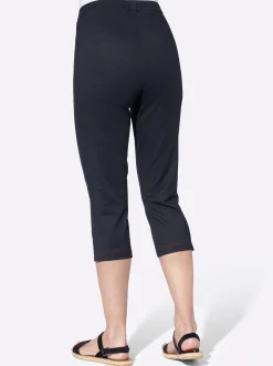 Caprihose in Jeans-Optik