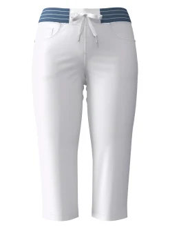 Caprijeans mit Rundum-Dehnbund