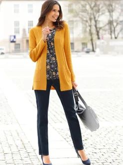 Cardigan in offener Longform