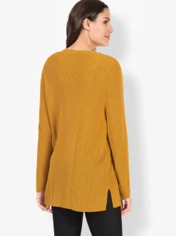 Cardigan in offener Longform