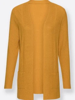Cardigan in offener Longform