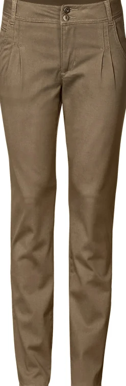 Chinohose in Karotten-Form