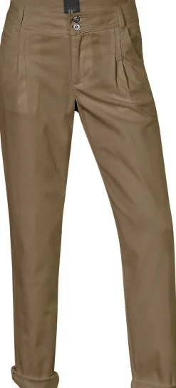 Chinohose in Karotten-Form