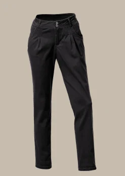 Chinohose in Karotten-Form