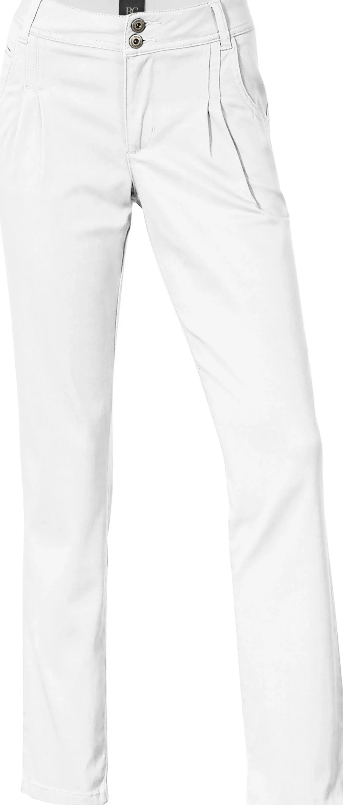 Chinohose in Karotten-Form