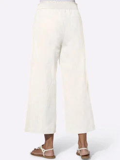 Culotte mit Leinen-Anteil