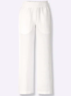 Culotte mit Leinen-Anteil