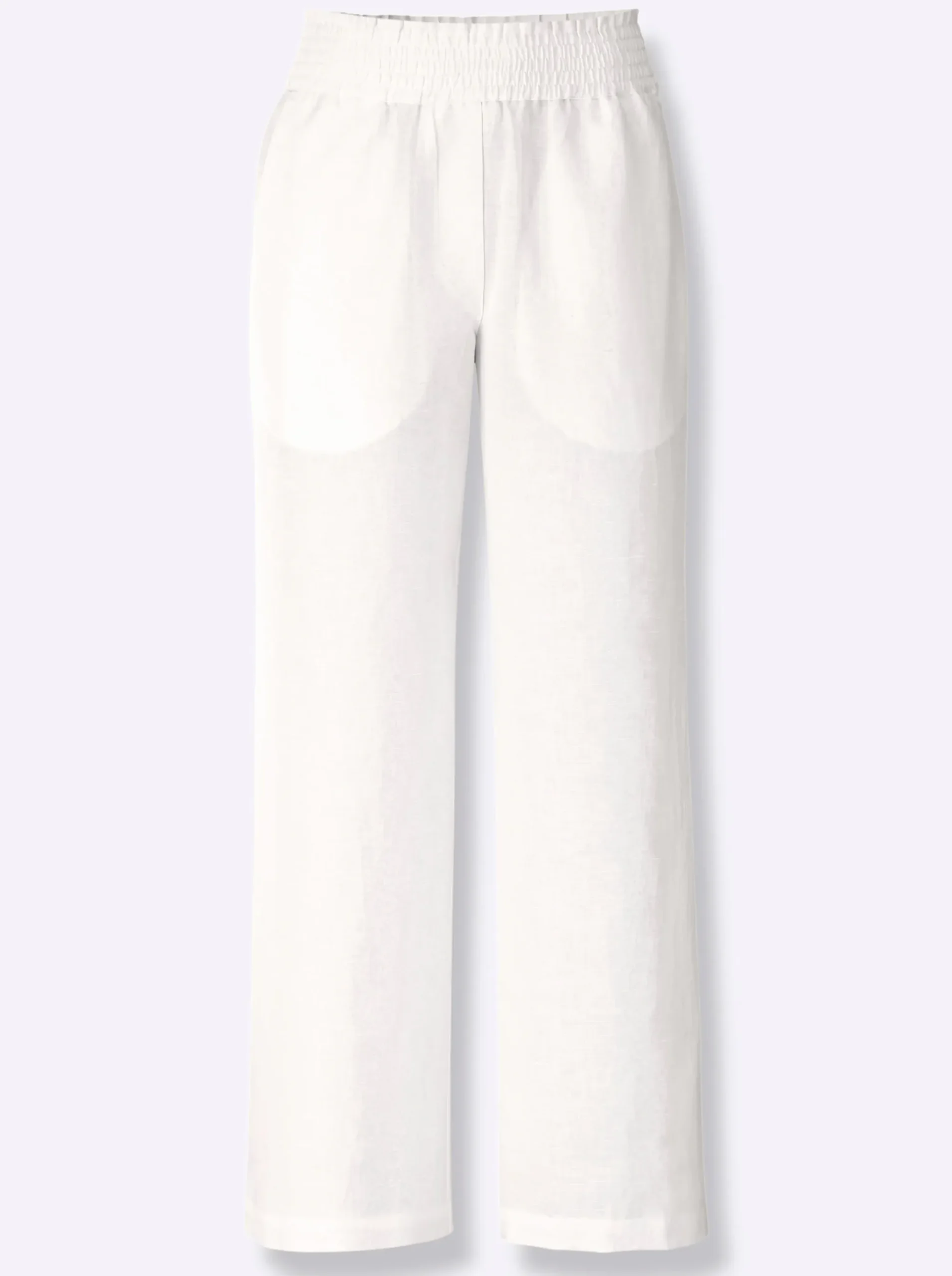 Culotte mit Leinen-Anteil