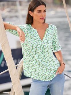 Druckbluse