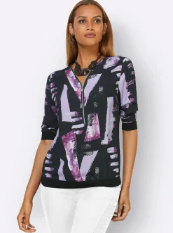 Druckbluse