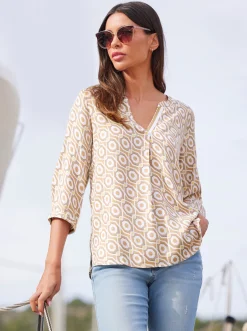 Druckbluse