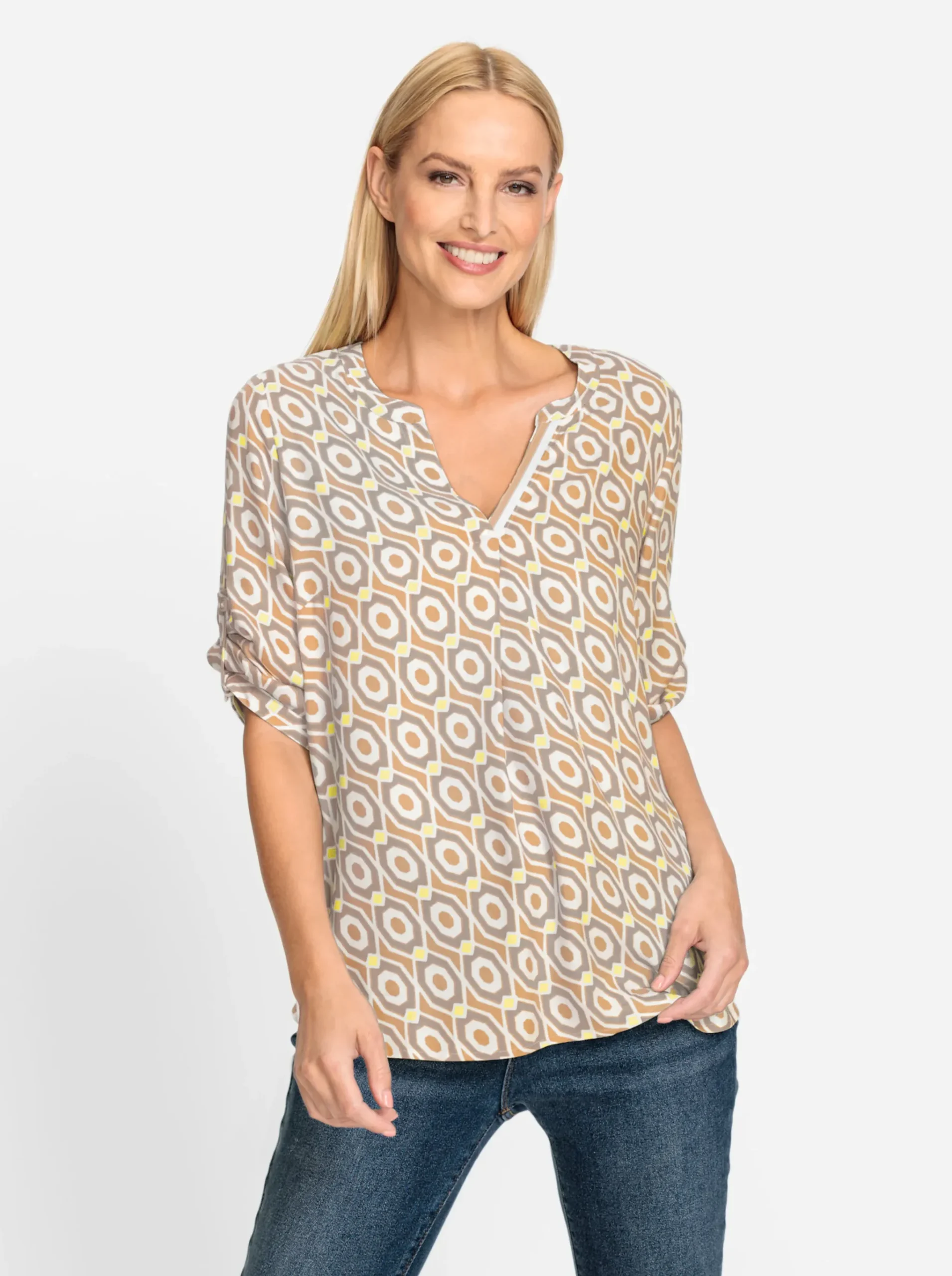 Druckbluse