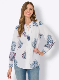 Druckbluse