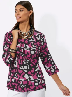 Druckbluse