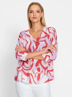 Druckbluse