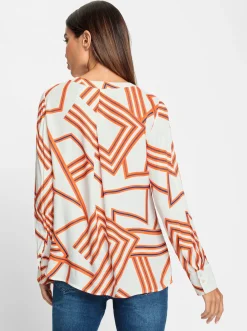 Druckbluse