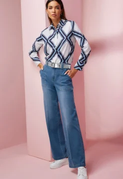 Druckbluse