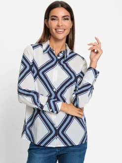 Druckbluse