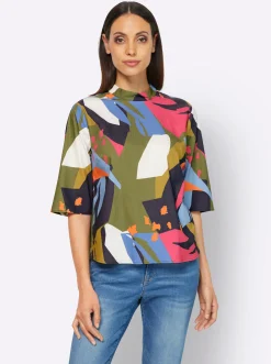 Druckbluse