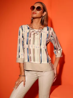 Druckbluse