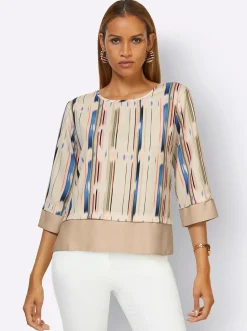 Druckbluse