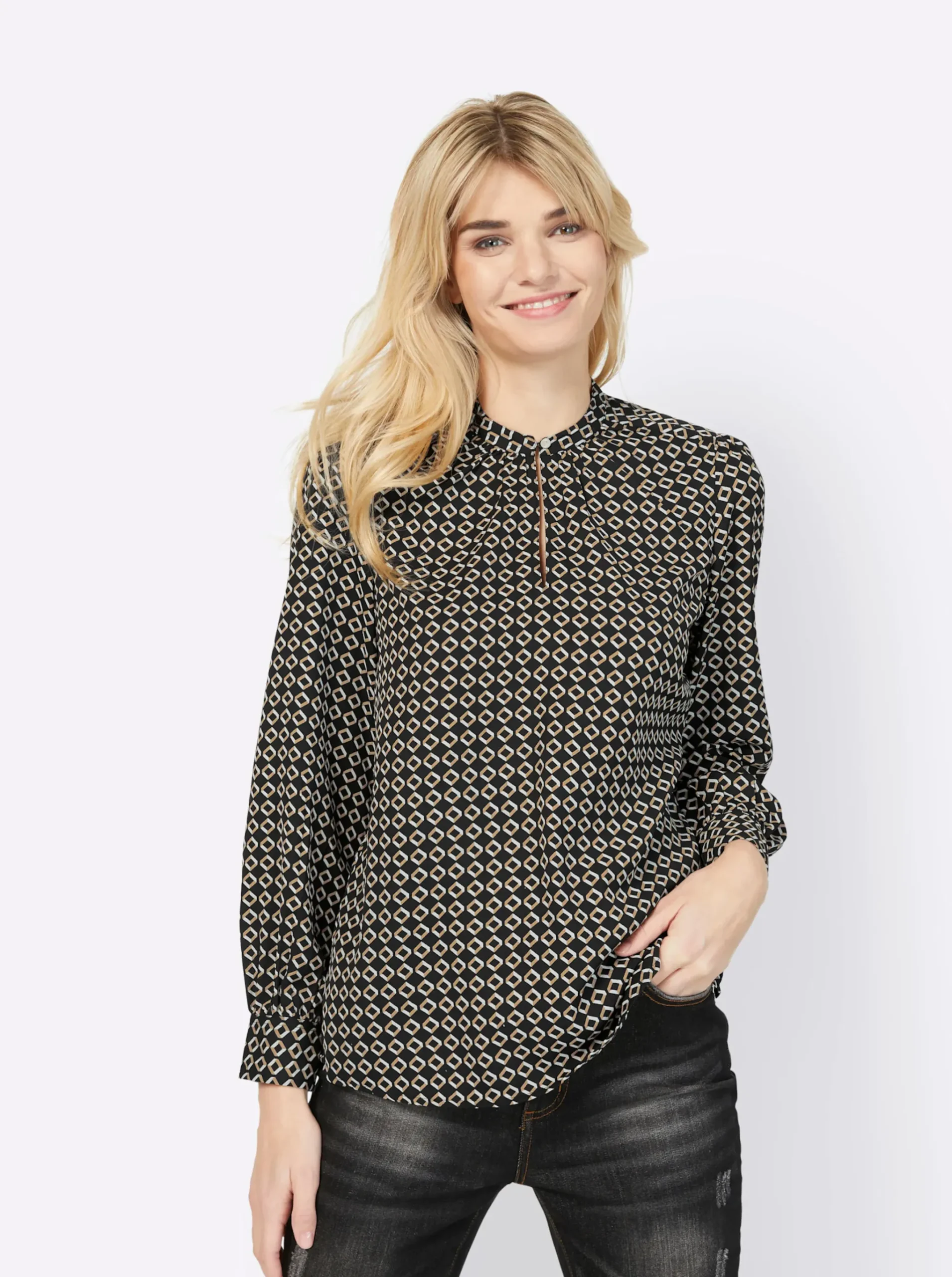 Druckbluse