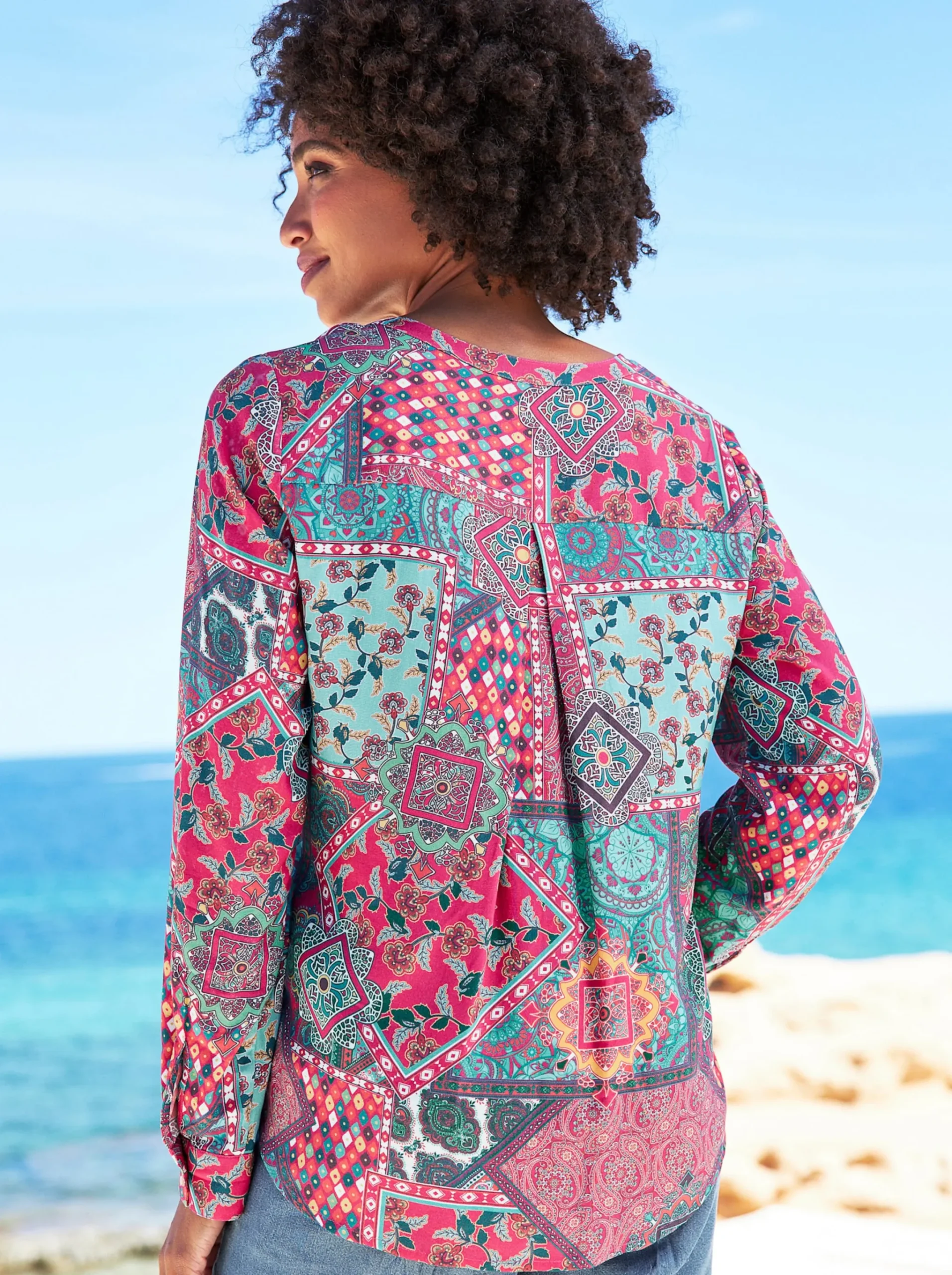 Druckbluse