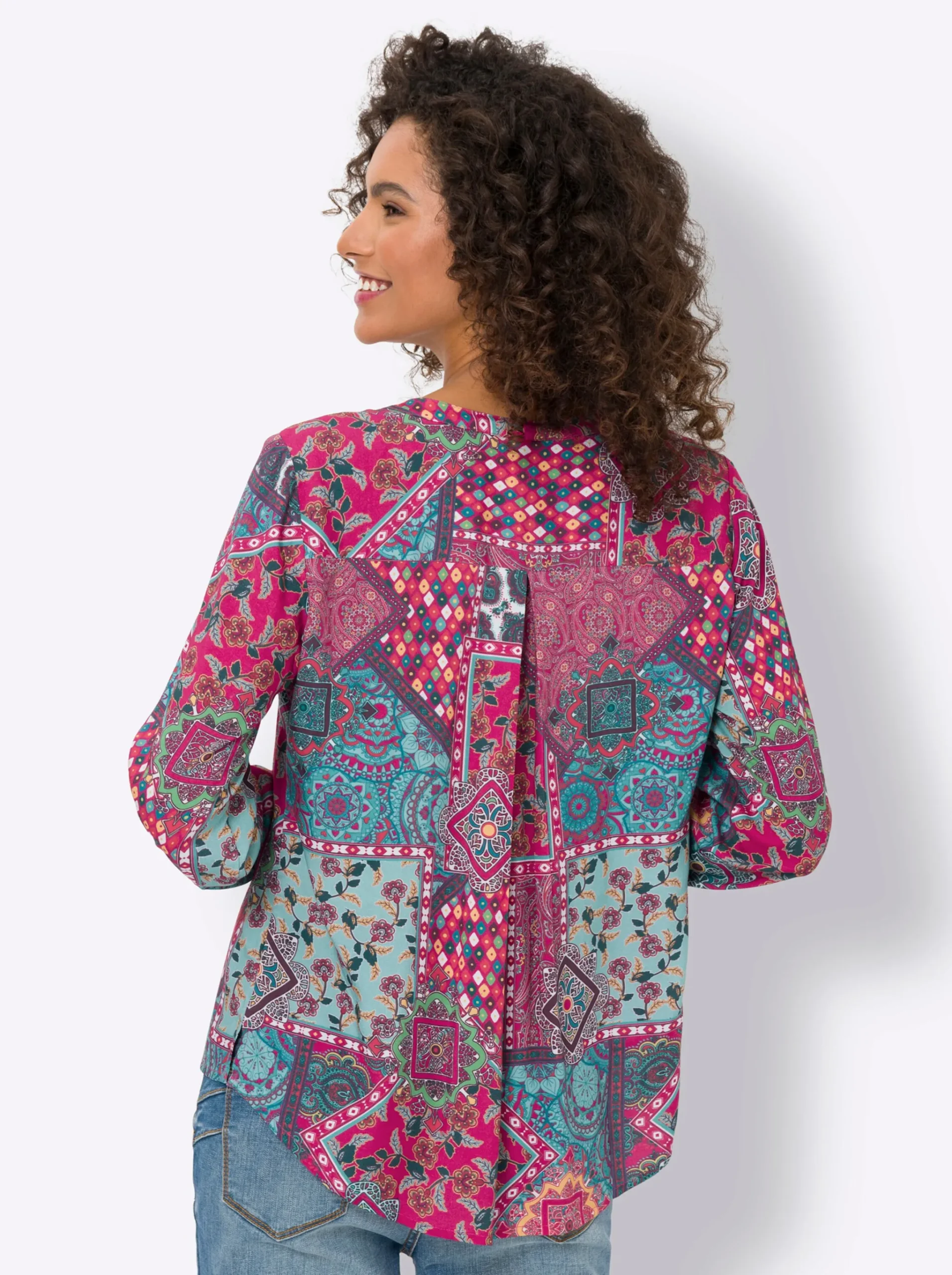 Druckbluse