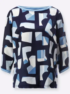 Druckbluse aus reinem Lyocell