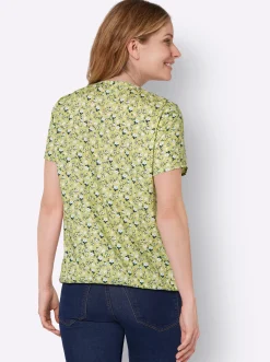 Druckbluse aus reiner Viskose