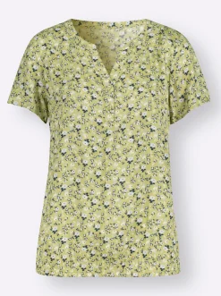 Druckbluse aus reiner Viskose